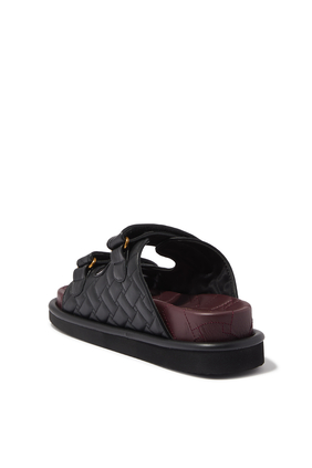 Orson Leather Quilted Slides